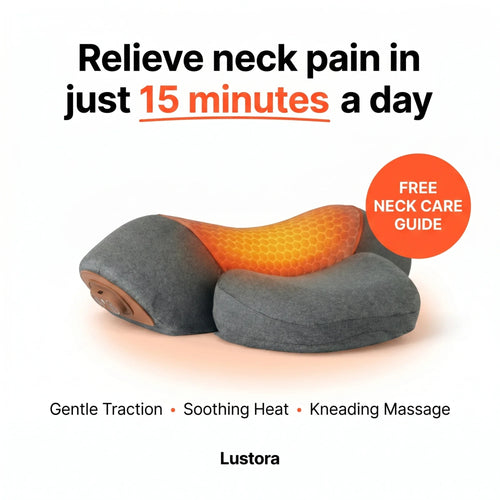 Lustora Cervical Pillow - relieve neck pain in just 15 minutes a day